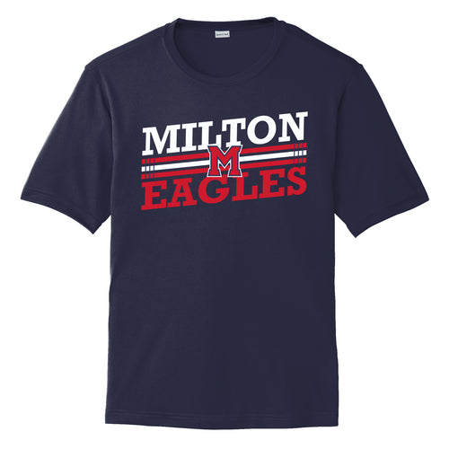 Milton M Eagles S/S Dri-Fit Tee (Navy) *XL & 2XL Only*