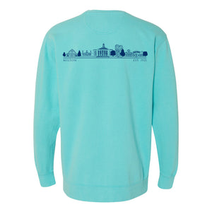 Milton Cityscape Sweatshirt (Lagoon)