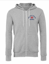 Load image into Gallery viewer, Full Zip Hoodie (Heather Grey)