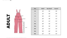 Load image into Gallery viewer, Game Day Bib Striped Overalls