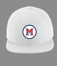 Load image into Gallery viewer, New Era Flat Bill Patch Hat (White)