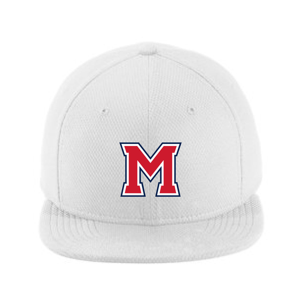 New Era Patch M Hat (White)