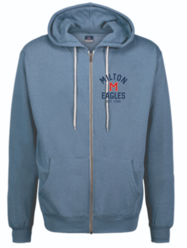 Full Zip Hoodie (Light Denim Blue)