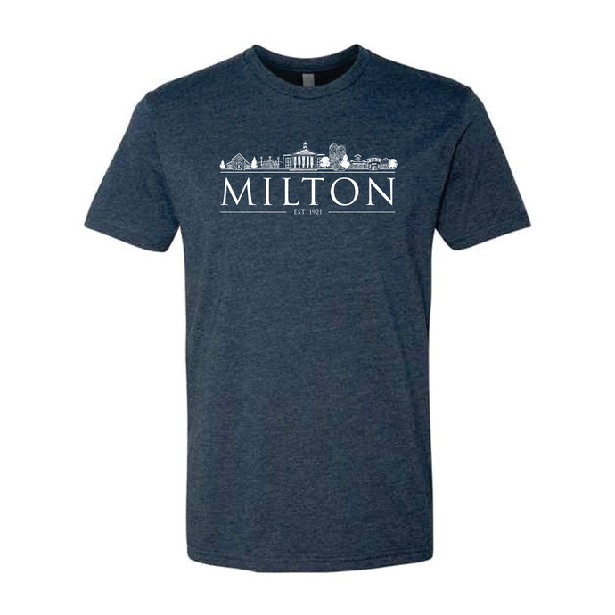 Milton Cityscape T-Shirt (Navy)