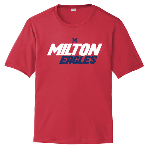 Red Milton Eagles Dri-Fit S/S T-Shirt *2XL Only*